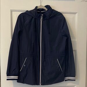 Tommy Hilfiger Navy Jacket/Windbreaker with White Trim